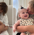 Amanda Kimberlly publica fotos em homenagem a Davi Lucca, irmão mais velho de sua filha Helena.  Foto: Reprodução/ Redes Sociais