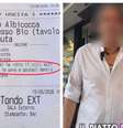 Garçom escreveu para que 'cuspissem' em refeição Foto: ANSA / Ansa - Brasil