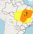 Inmet alerta para temporais em 7 estados nesta quarta-feira Foto: Reprodução/Inmet
