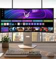 Monitor LG UltraGear OLED Smart de 34 polegadas integra games e streaming  Foto: Divulgação / LG