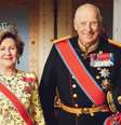 O rei Harald V e a rainha Sonja: o amor foi mais forte do que a tradição  Foto: Reprodução/Casa Real da Noruega