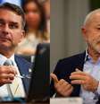 O senador Flávio Bolsonaro e o presidente Lula, que ainda não confirmaram presença em debate  Foto: Wilton Jr/Estadão / Estadão