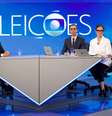 Augusto Cury com Renata Vasconcellos e César Tralli nos Estúdios Globo  Foto: Manoella Mello/Globo