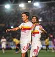 Jogadores de Lecce e Roma em disputa de bola na Serie A - Foto: Divulgação / Roma / Jogada10
