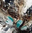 Permafrost do Himalaia  Foto: Google Earth / Xataka