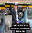Fiuk se despediu do Uno Mille azul  Foto: claro vendido por R$ 54 mil - @fiuk / Famosos e Celebridades