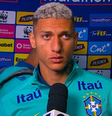 Richarlison concede entrevista após Brasil x Equador, pelas Eliminatórias da Copa do Mundo (Foto: Reprodução/GE)  Foto: Richarlison concede entrevista após Brasil x Equador, pelas Eliminatórias da Copa do Mundo ( Reprodução/GE) / Gávea News