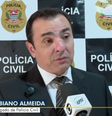 Delegado Fabiano Almeira falou sobre o caso em entrevista à TV Globo  Foto: Reprodução/TV Globo