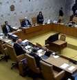 Moraes e Mendonça aparecem lado a lado em primeira sessão do STF após divulgação de mensagens com Vorcaro  Foto: Reprodução/STF