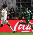 Abel Ferreira durante o empate do Palmeiras com o Santos na Vila –  Foto: Cesar Greco / Palmeiras / Jogada10