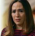 Brigitte, personagem interpretada por Tata Werneck em 'Quem Ama Cuida', frequentemente demonstra insegurança e parece carregar a sensação de que precisa pedir desculpas por tudo. Foto: Reprodução/TV Globo / Purepeople