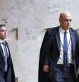 André Mendonça e Alexandre de Moraes em sessão do STF  Foto: Antonio Augusto/STF / BBC News Brasil