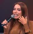 Anitta atuando como conselheira durante o Estrelas da Casa  Foto: Reprodução | Globoplay
