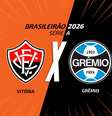 Montagem: Jogada10 - Legenda: Vitória e Grêmio se enfrentam nesta segunda-feira Foto: Jogada10