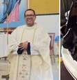 Padre Jucelino durante missa | Padre Jucelino preso na viatura  Foto: Reprodução Instagram | Divulgação PC