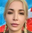 Keti Leshkasheli descobriu que sua imagem estava sendo usada para atrair usuários a canais pró-Rússia Foto: Keti Leshkasheli / BBC News Brasil