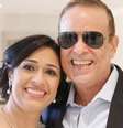 Valeska e Dudu ficaram 18 anos juntos e oficializaram a união menos de 1 mês antes de o radialista morrer  Foto: Reprodução