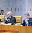 No centro da crise estão os nomes dos ministros Alexandre de Moraes e André Mendonça  Foto: Antonio Augusto/STF