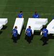 Gramado da final da Copa do Mundo de 2026 entre Espanha e Argentina
  19 de julho de 2026     REUTERS/Mike Segar  Foto: Reuters