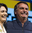 O ex-presidente do Brasil, Jair Bolsonaro, e sua esposa, Michelle Bolsonaro, durante a Conferência de Ação Política Conservadora (CPAC) em 6 de julho de 2024, em Camboriú, Brasil  Foto: Pedro H. Tesch/Getty Images