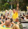 Em agenda no Rio, Flávio Bolsonaro cobra divulgação de investigações sobre Lula, Master e INSS  Foto: Charles Vieira/Campanha Flávio Bolsonaro
