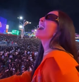 Sabrina Sato curte show de Demi Lovato no Rock in Rio  Foto: Reprodução/Instagram