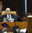 Moraes ouviu atentamente leitura de processo  Foto: Rosinei Coutinho & Alejandro Zambrana |  STF