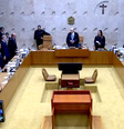 Mendonça e Moraes sentam lado a lado no STF  Foto: Reprodução/STF