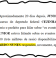 'Ricardo Nunes respondeu...': conversas de operador com prefeito de São Paulo fazem parte das provas recolhidas pelos promotores  Foto: Reprodução / Ministério Público / Estadão