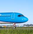 Avião da companhia aérea holandesa KLM  Foto: Reprodução/X/@KLM