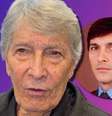 Juan Ferrara atualmente, aos 82 anos, e na década de 1980, no auge de sua fama de galã  Foto: Reproduções