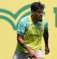 Gustavo Gómez e Flaco López em treino do Palmeiras –  Foto: Cesar Greco/Palmeiras / Jogada10