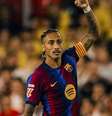 Raphinha é o artilheiro do Campeonato Espanhol com 12 gols –  Foto: Marc Graupera / FC Barcelona / Jogada10