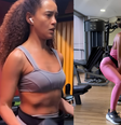Taís Araújo, aos 47 anos hoje, sobre rotina de exercícios: 'Treinar o corpo, do jeito que dá, também faz parte do nosso plano de independência'.  Foto: Reprodução/Instagram / Purepeople