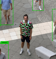 Designer alemão cria estampa com tecnologia que promete camuflar identidade perante câmeras de inteligência artificial em locais públicos Foto: Reprodução/digitalcamouflage