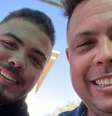 Ronaldo Fenômeno e o filho, Ronald  Foto: Reprodução/Redes sociais / Contigo