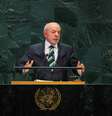 Presidente Lula em discurso na ONU 22 de setembro de 2026   Foto: REUTERS/MIKE SEGAR