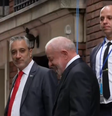 Lula e Janja a caminho da Assembleia Geral da ONU nesta terça-feira, 22  Foto: Reprodução/GloboNews