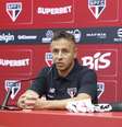 Foto: Rafinha em coletiva ( Rubens Chiri / São Paulo) / Gávea News