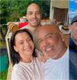 O cantor Rick com os filhos e a esposa   Foto: Reprodução/Instagram