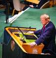 Donald Trump durante discurso na Assembleia Geral da ONU   Foto: Reprodução/X/@SecRubio