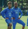 Mbappé durante treinamento da seleção francesa - Foto: Divulgação / FFF / Jogada10