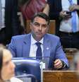 Conversas extraídas pela PF do celular de Vorcaro mostram interações com Flávio Bolsonaro  Foto: Carlos Moura/Agência Senado