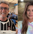 Neto disse que quer conhecer atriz quando for para Portugal  Foto: @10neto e @luapio/Instagram