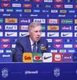 Carlo Ancelotti durante coletiva e convocação para os amistosos contra Austrália e Índia -   Foto: Rafael Ribeiro/CBF / Esporte News Mundo