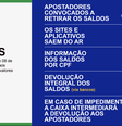 Calendário do governo contra as bets  Foto: Divulgação