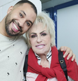 Gil do Vigor e Ana Maria Braga   Foto: Cadu Pilotto/Globo