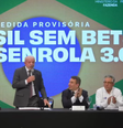 Lula em ato de divulgação de medidas "Brasil sem bet" nesta sexta-feira, 25, em São Paulo  Foto: Reprodução/Youtube