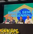 Anúncio de medidas "Brasil sem bets" que aconteceu nesta sexta-feira, 25, em evento em São Paulo  Foto: Adrielle Farias/Terra
