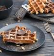 Waffle de tapioca.  Foto: SaúdeLAB